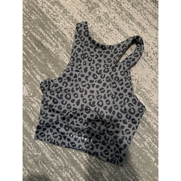 Anthropologie All Fenix Jagger Leopard Print Sports Bra Sz XS - Picture 5 of 5